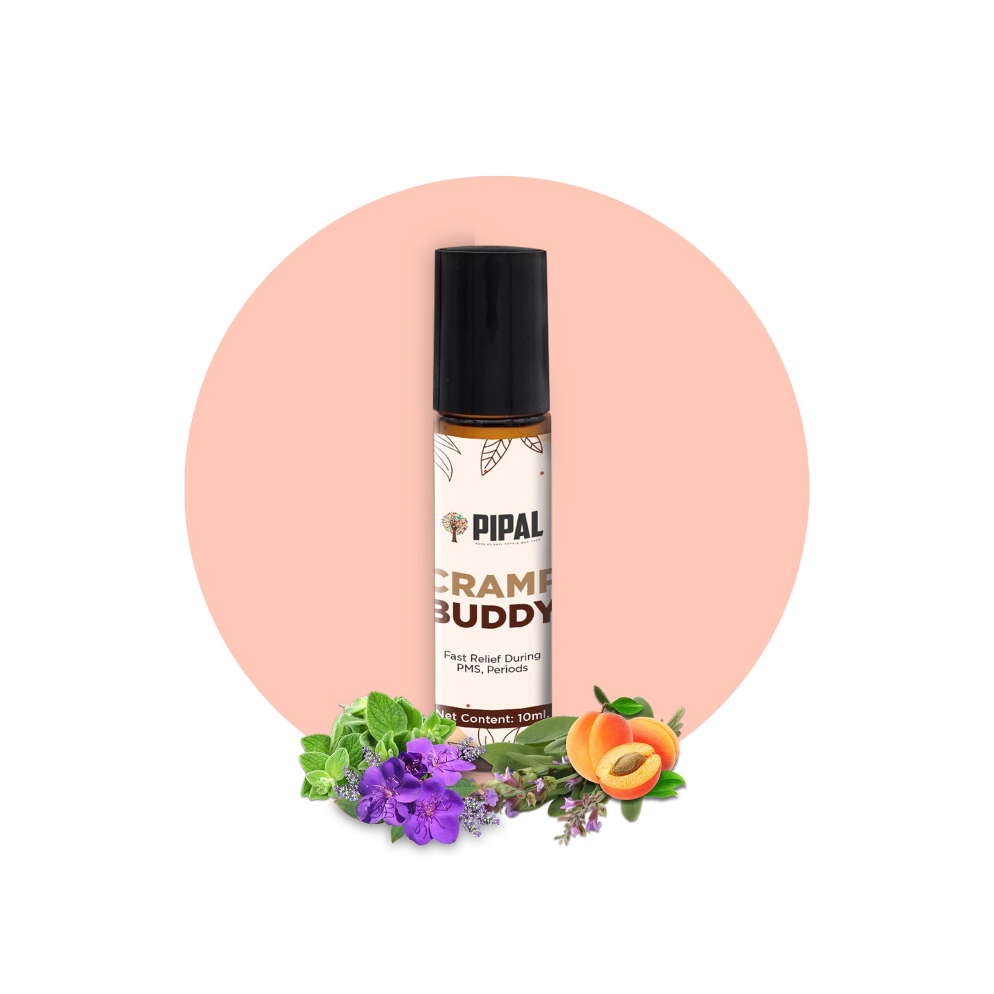 Cramp Buddy Roll On | Cramp Relief | Essential Oils Blend | Fast Relief from PMS and Period Cramps | Natural Pain Relief Solution