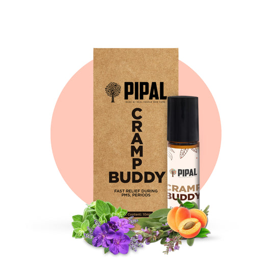 Cramp Buddy Roll On | Cramp Relief | Essential Oils Blend | Fast Relief from PMS and Period Cramps | Natural Pain Relief Solution